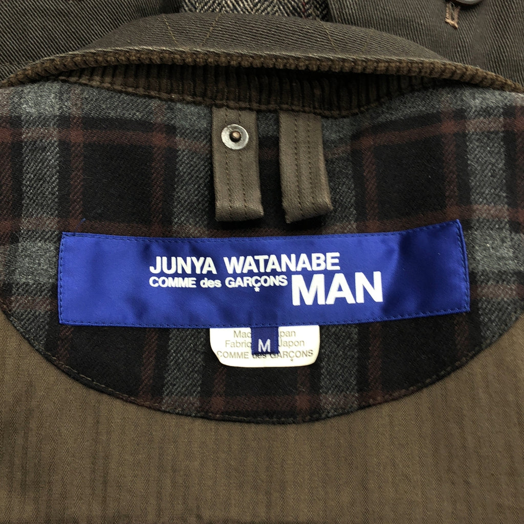 JUNYA WATANABE COMME des GARÇONS MAN | 2014 秋冬系列 | 羊毛人字紋獵裝外套 | M碼 | 灰色 | 男士
