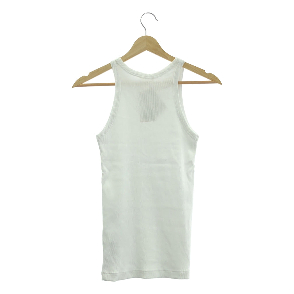 【新品】  Deuxieme Classe / ドゥーズィエムクラス | 2024SS | rib new タンクトップ | F | ホワイト | レディース