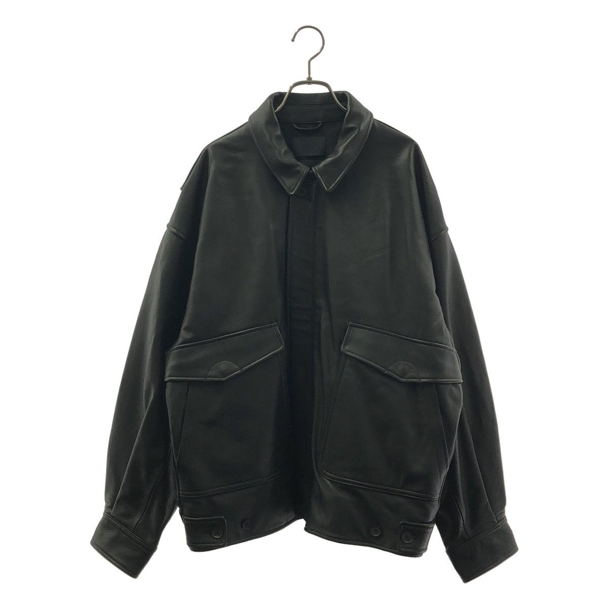 YOKE / 요크 | 2024AW | LEATHER FLIGHT JACKET 가죽 비행 재킷 | 3 | 남성