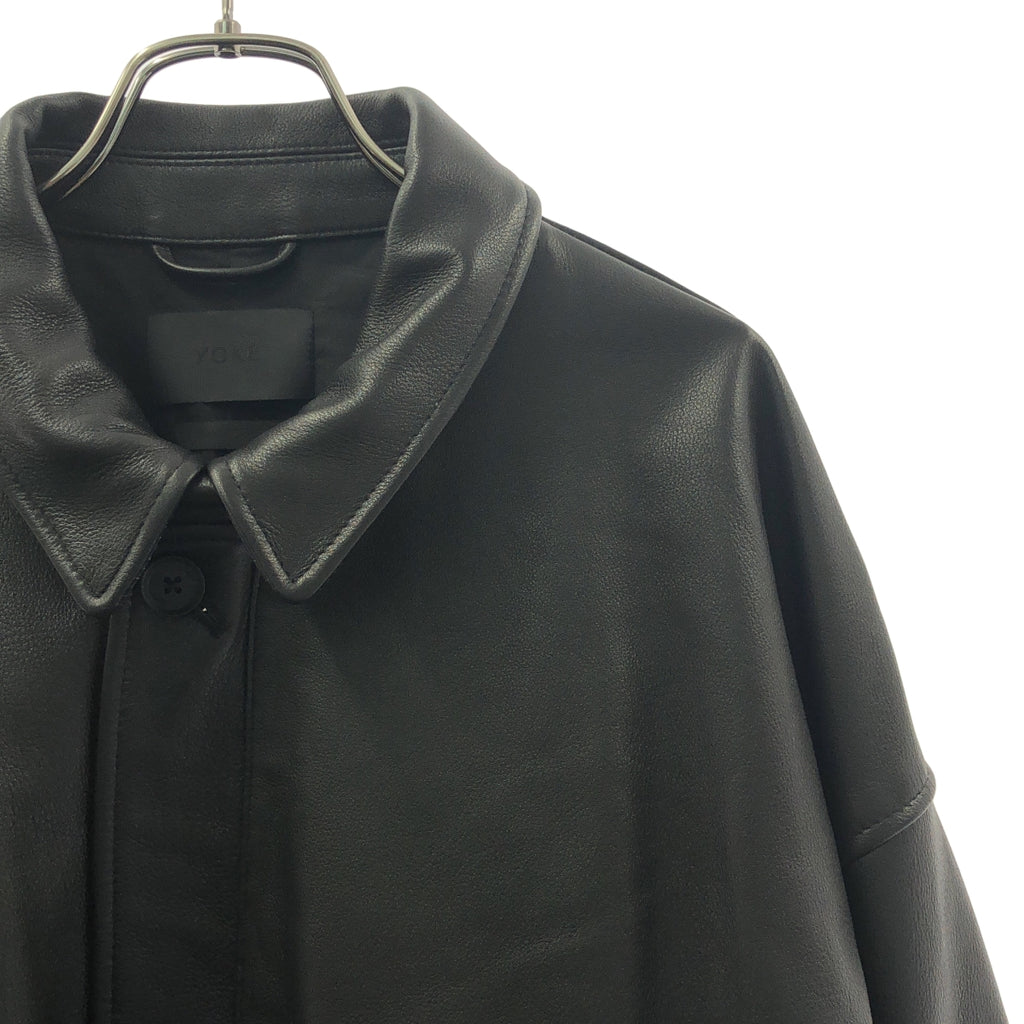 YOKE / 요크 | 2024AW | LEATHER FLIGHT JACKET 가죽 비행 재킷 | 3 | 남성