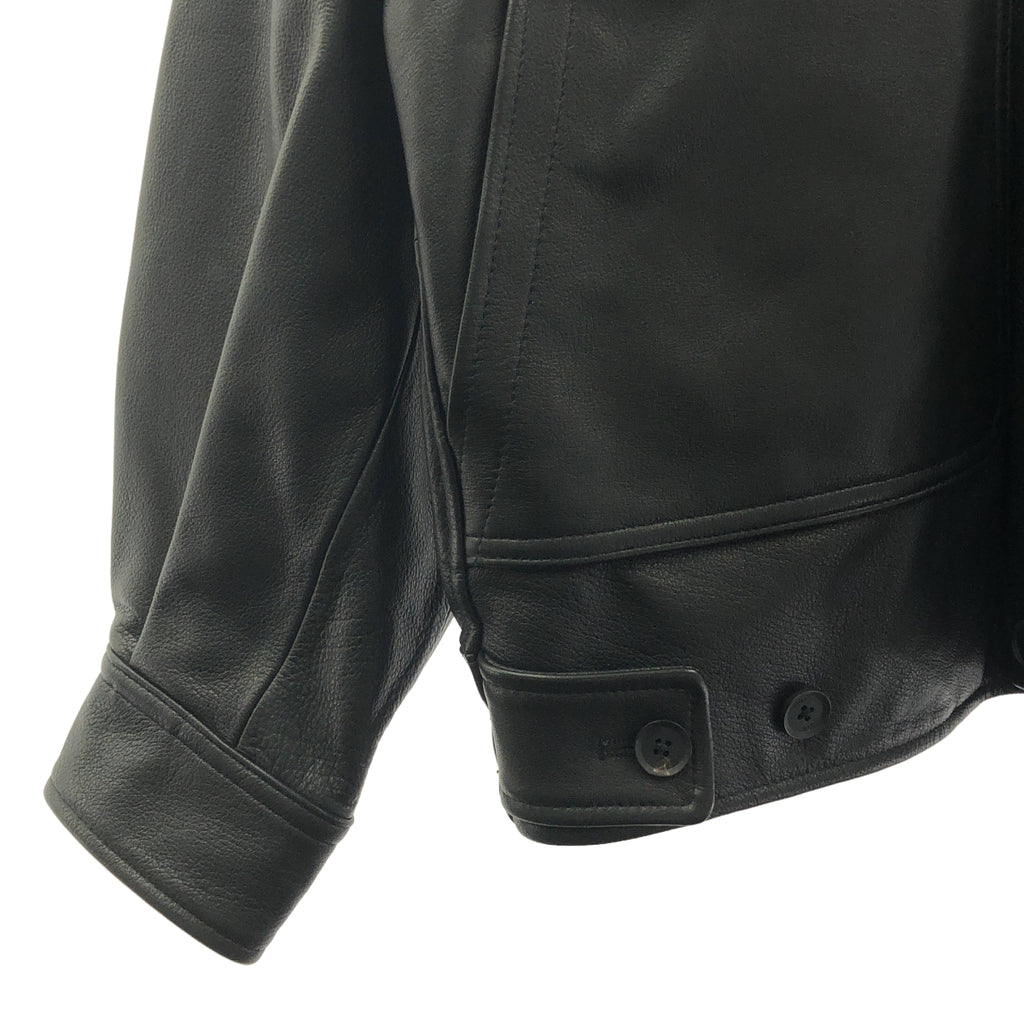 YOKE / 요크 | 2024AW | LEATHER FLIGHT JACKET 가죽 비행 재킷 | 3 | 남성