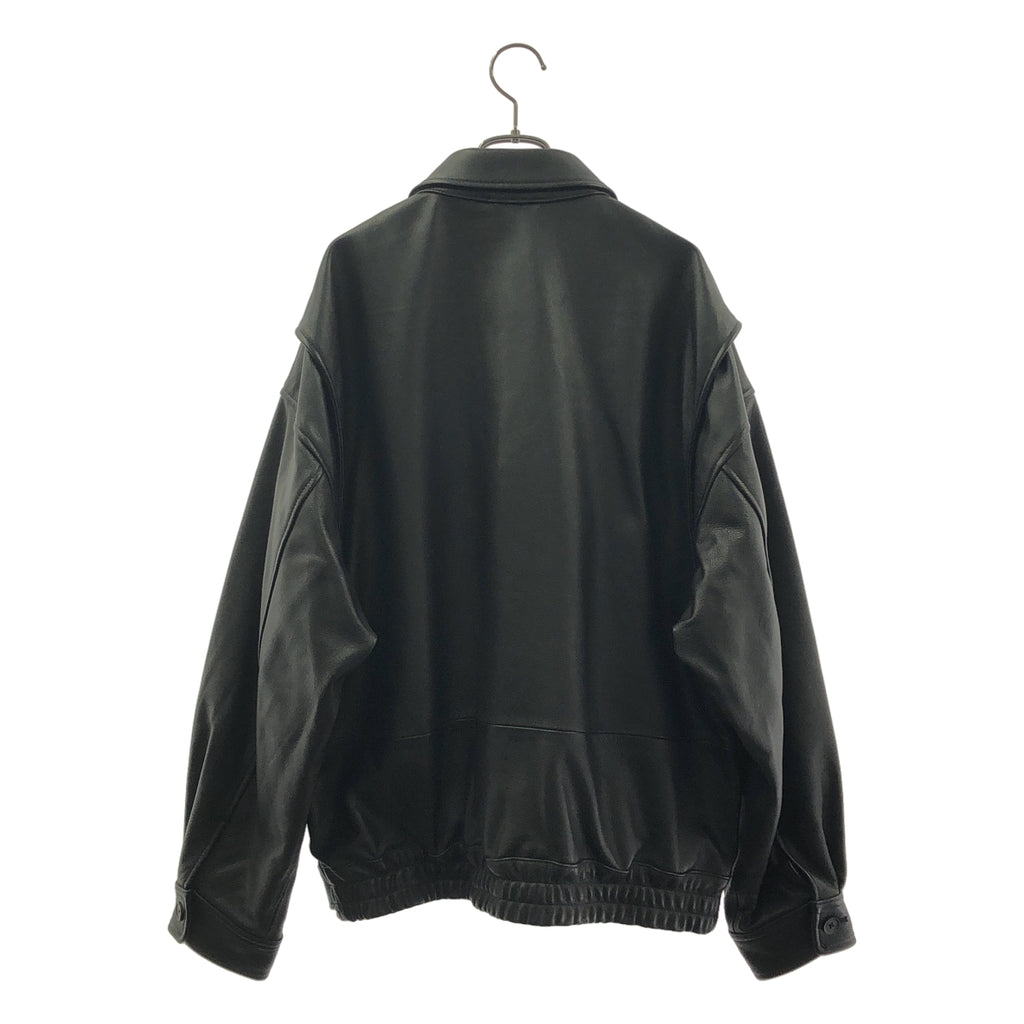 YOKE / 요크 | 2024AW | LEATHER FLIGHT JACKET 가죽 비행 재킷 | 3 | 남성