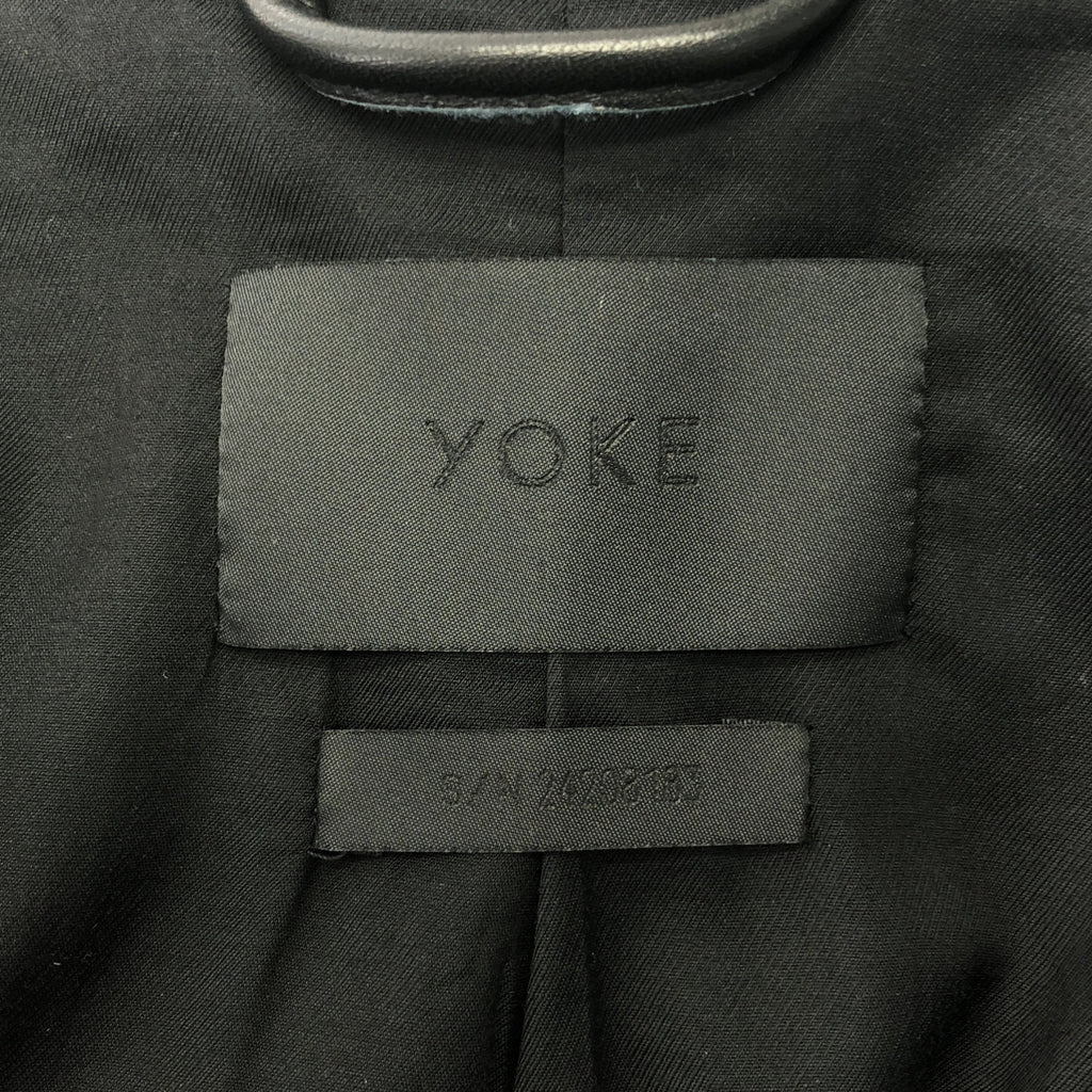 YOKE / 요크 | 2024AW | LEATHER FLIGHT JACKET 가죽 비행 재킷 | 3 | 남성