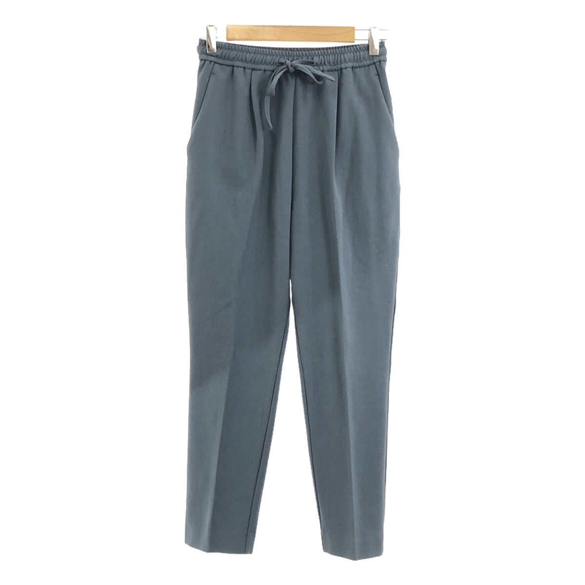 yori | Drawstring soft fleece color pants | 36 | Blue | Women's