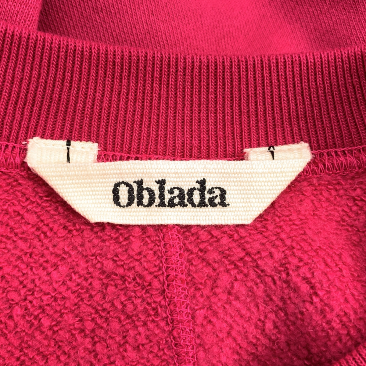 oblada / オブラダ | 2024AW | COMPACT SWEAT スウェット トレーナー