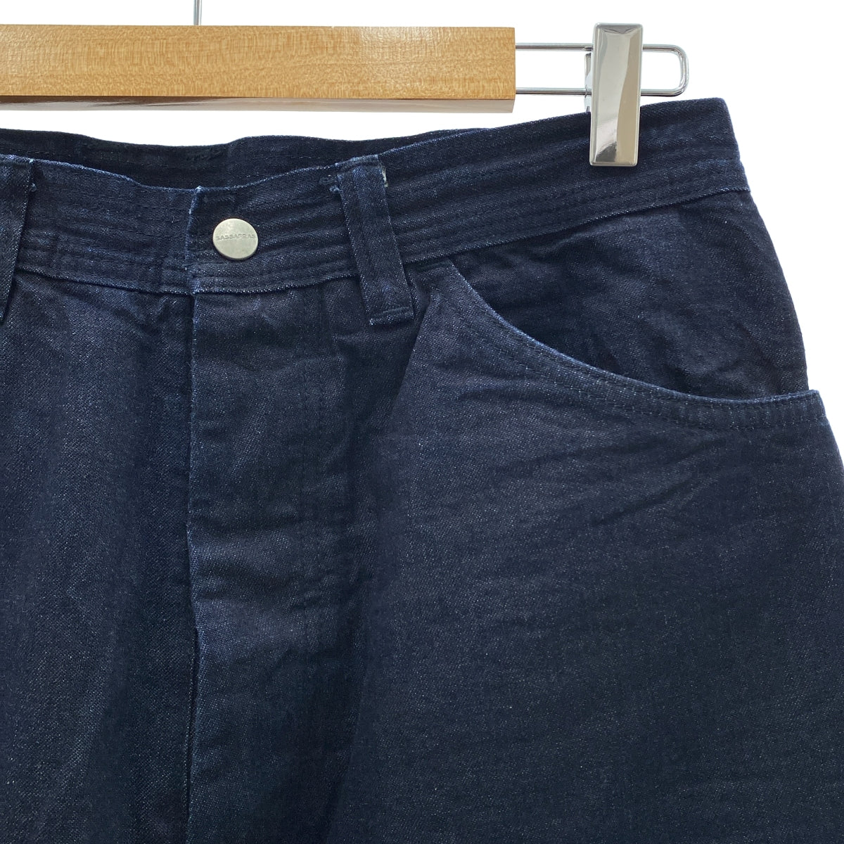 【美品】  SASSAFRAS / ササフラス | Gardening At Night 5 Pants ガーデニング アット ナイト 5ポケット デニムパンツ | S | インディゴ | メンズ