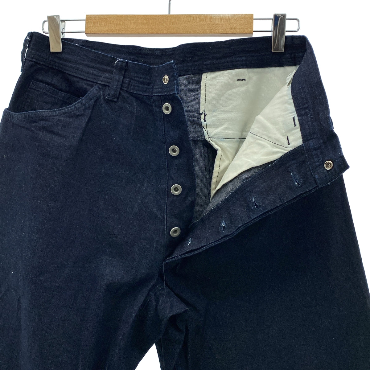 【美品】  SASSAFRAS / ササフラス | Gardening At Night 5 Pants ガーデニング アット ナイト 5ポケット デニムパンツ | S | インディゴ | メンズ