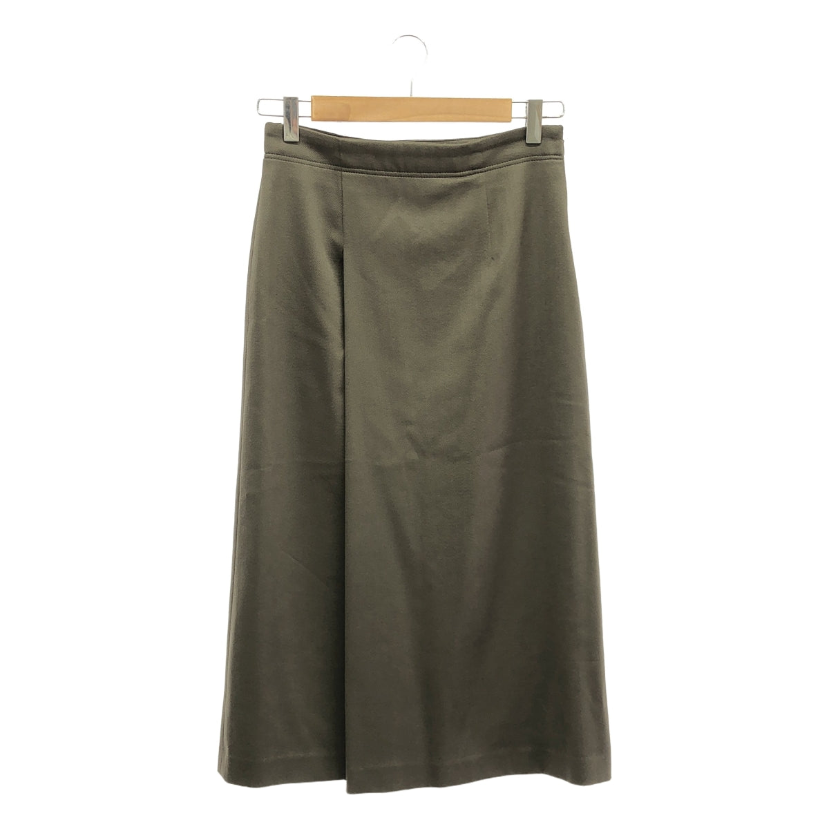 Tomorrowland BALLSEY | 羊毛混紡側邊設計半身裙 | 34 | 卡其色 | 女款