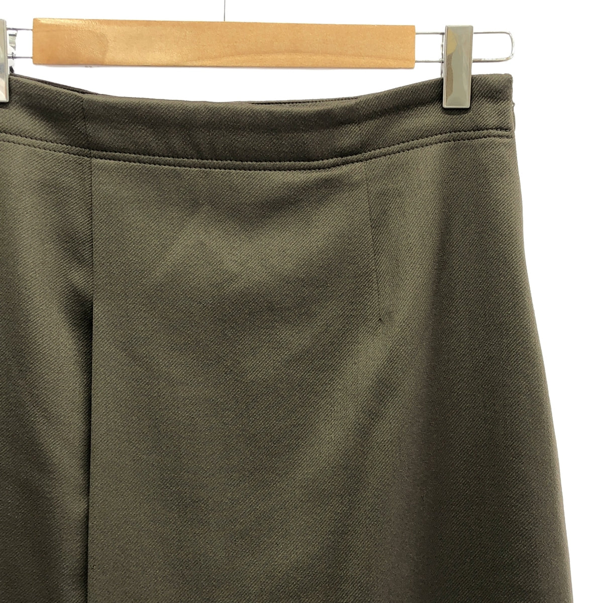 Tomorrowland BALLSEY | 羊毛混紡側邊設計半身裙 | 34 | 卡其色 | 女款