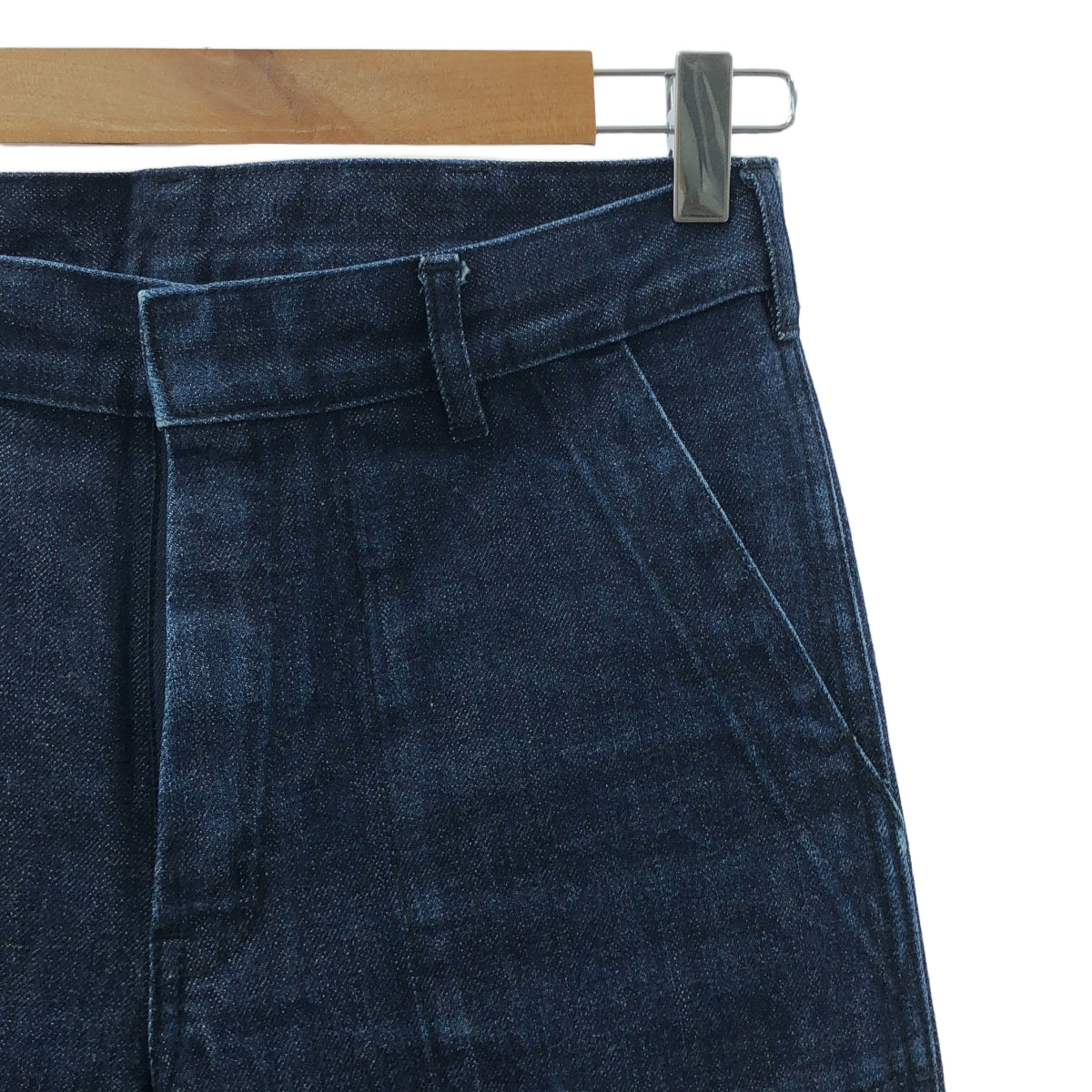 HYKE / 하이크 | 데님 와이드 스트레이트 팬츠 | 1 | 인디고 | 여성