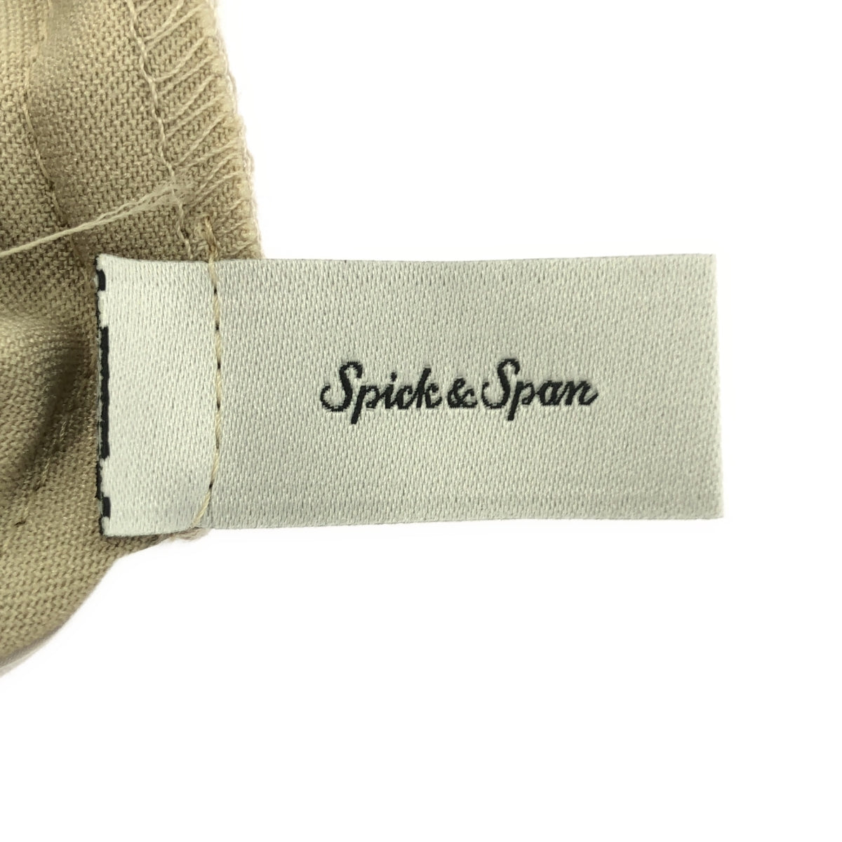 Spick and Span | 2025SS | Stretch Tuck Straight Pants | Size 34 | Women's