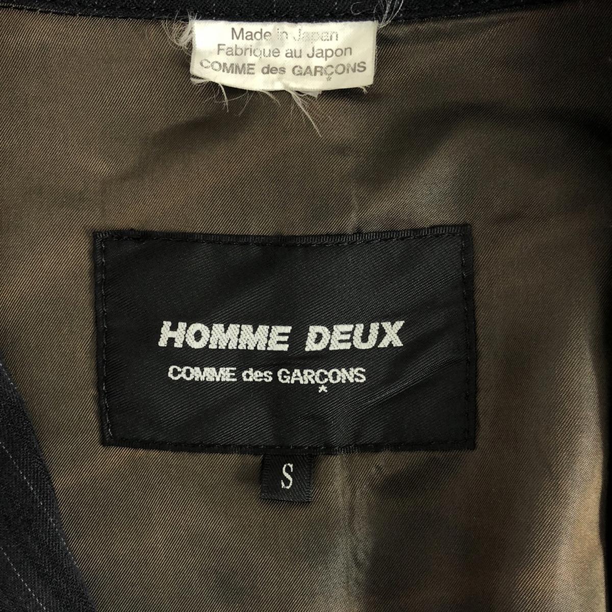 COMME des GARCONS HOMME DEUX / 컴데 갤슨 옴두 | 2014SS | 울 폴리 에스테르 싱글 브레스트 재킷 | S | 남성