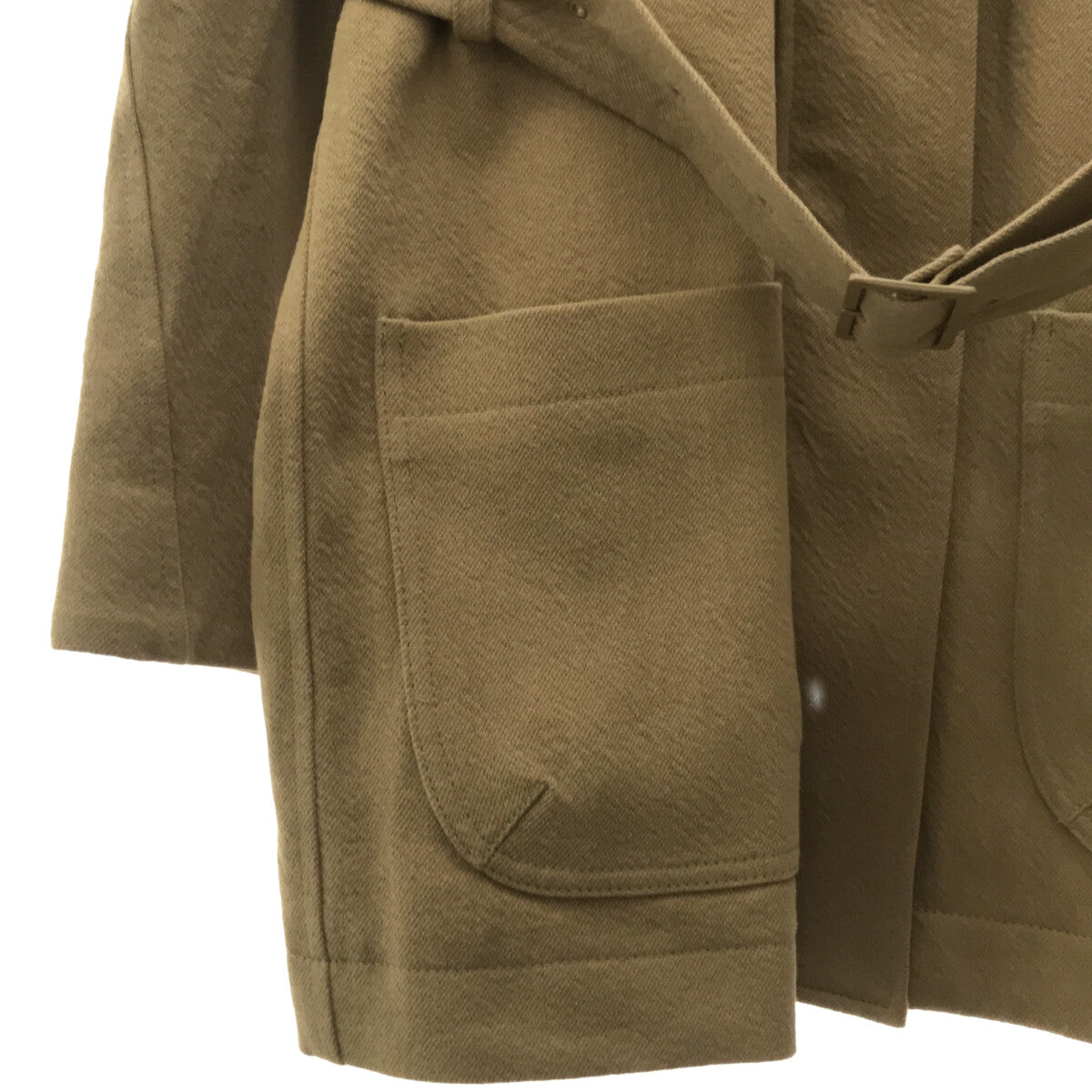 [狀況良好] 低經典 | CPO 半口袋夾克配腰帶 | M |米色 |女性的