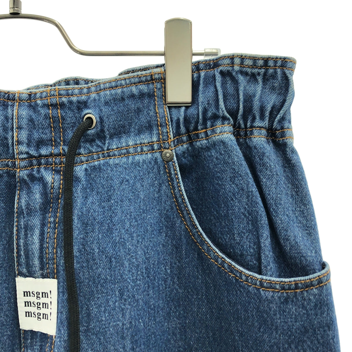 MSGM / 엠에스지엠 | wide denim pants 와이드 이지 데님 팬츠 | 48 | 남성