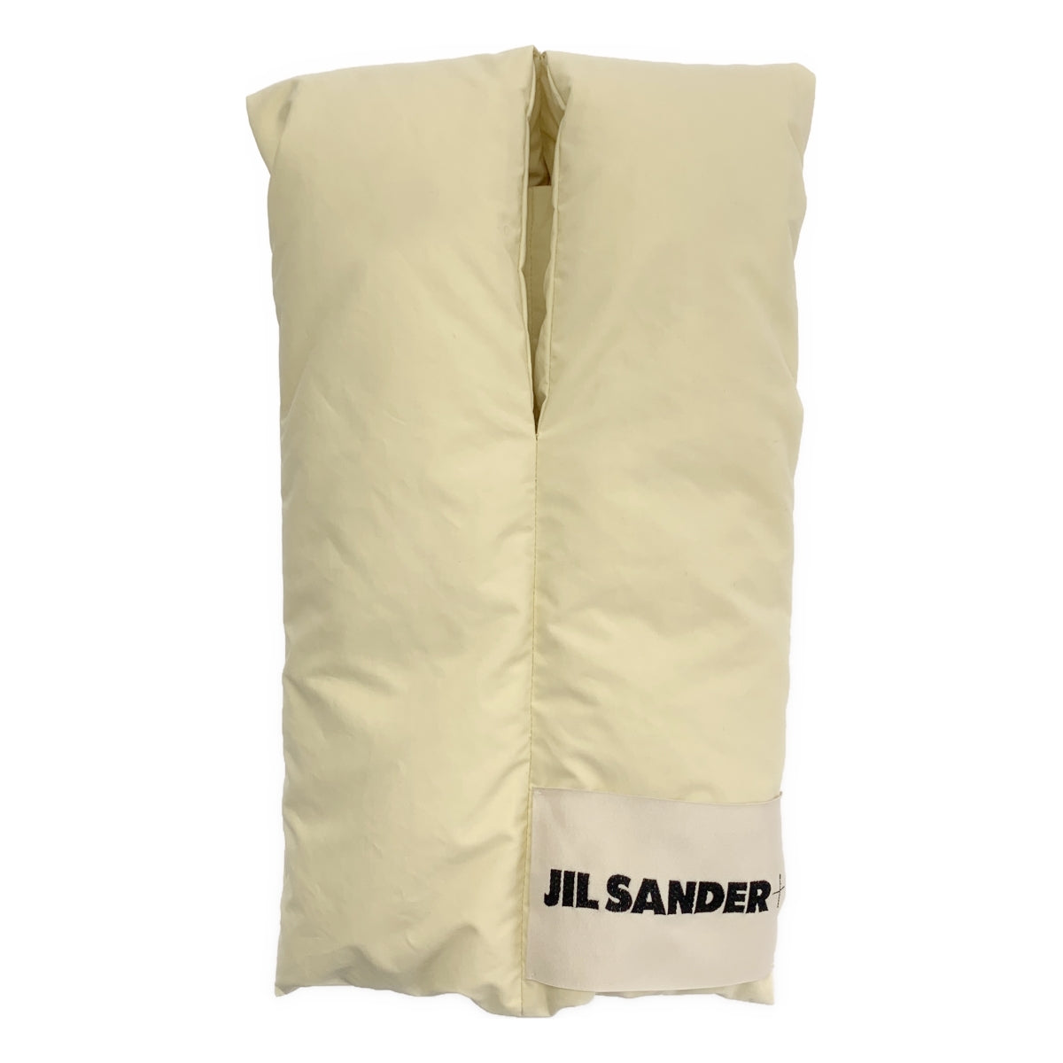 JIL SANDER+ / 질산더 플러스 | 로고 패치 다운 스톨 머플러 / 유니섹스 | 오프 화이트 | 남성