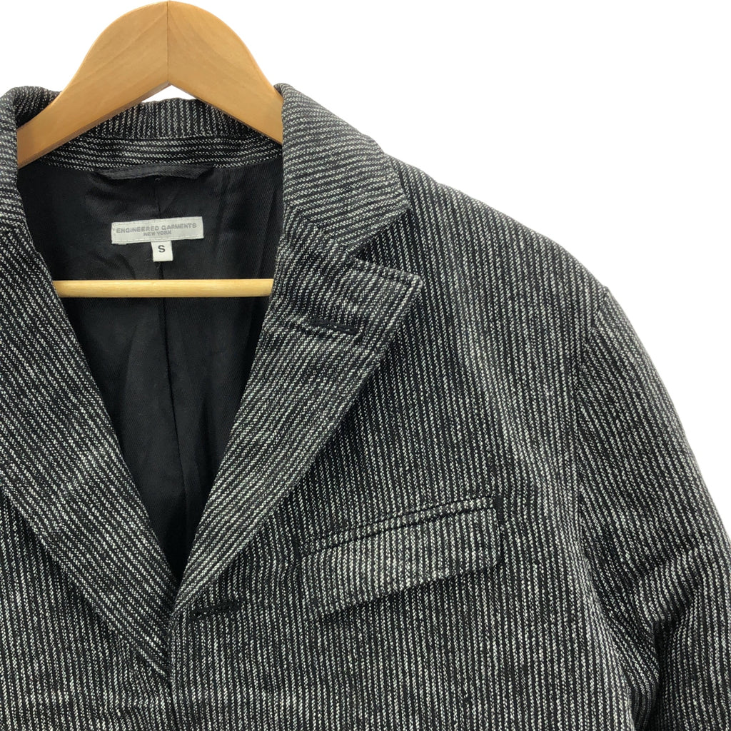 Engineered Garments / エンジニアドガーメンツ | 2024SS | セットアップ LINEN STRIPE / ANDOVER JACKET シングルブレスト ジャケット 総裏地 / ドローストリング 2タック パンツ | S | メンズ