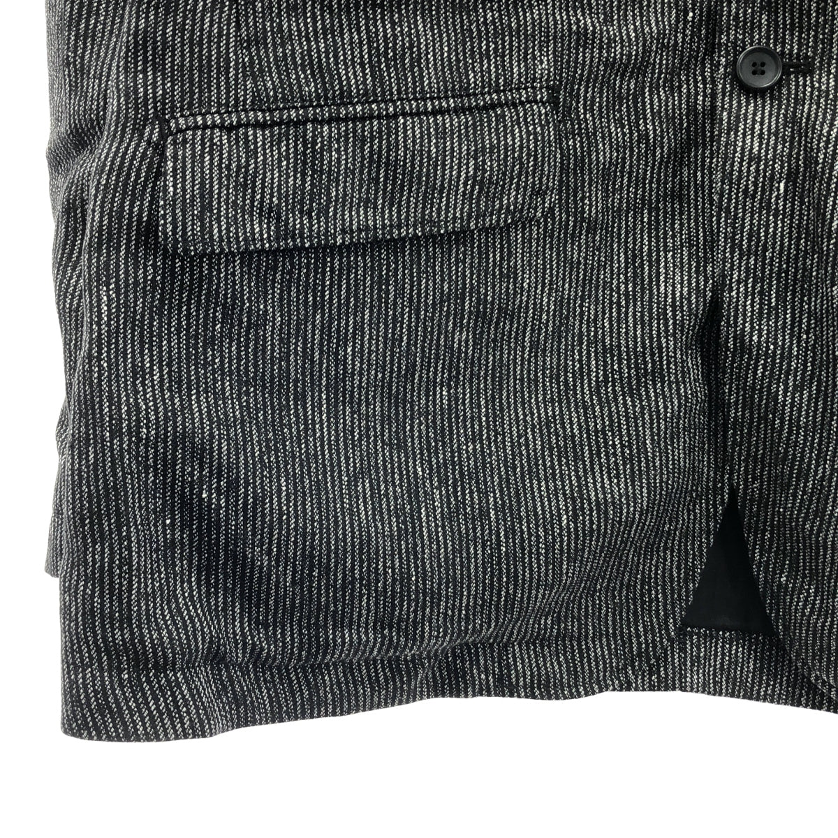 Engineered Garments / エンジニアドガーメンツ | 2024SS | セットアップ LINEN STRIPE / ANDOVER JACKET シングルブレスト ジャケット 総裏地 / ドローストリング 2タック パンツ | S | メンズ