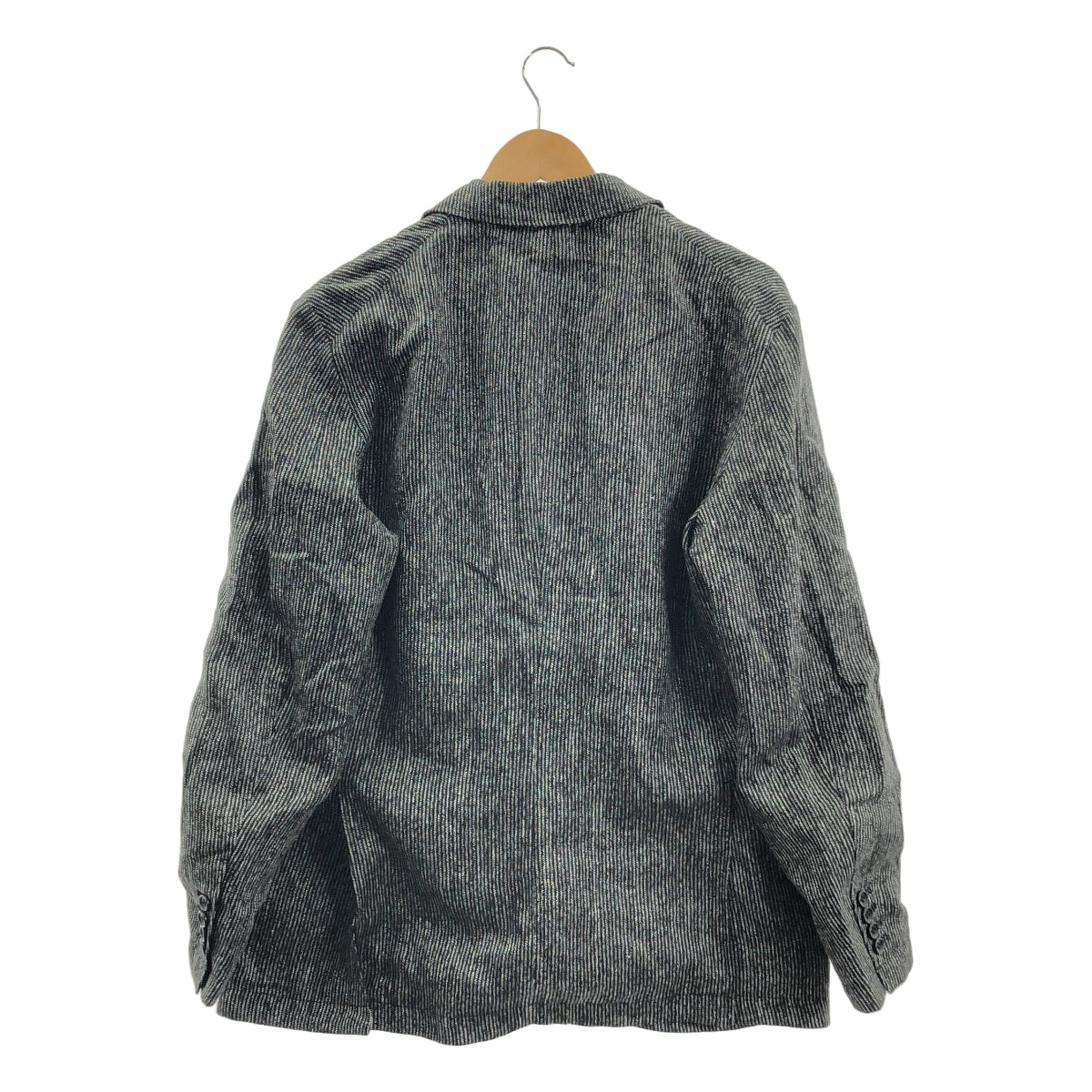 Engineered Garments / エンジニアドガーメンツ | 2024SS | セットアップ LINEN STRIPE / ANDOVER JACKET シングルブレスト ジャケット 総裏地 / ドローストリング 2タック パンツ | S | メンズ