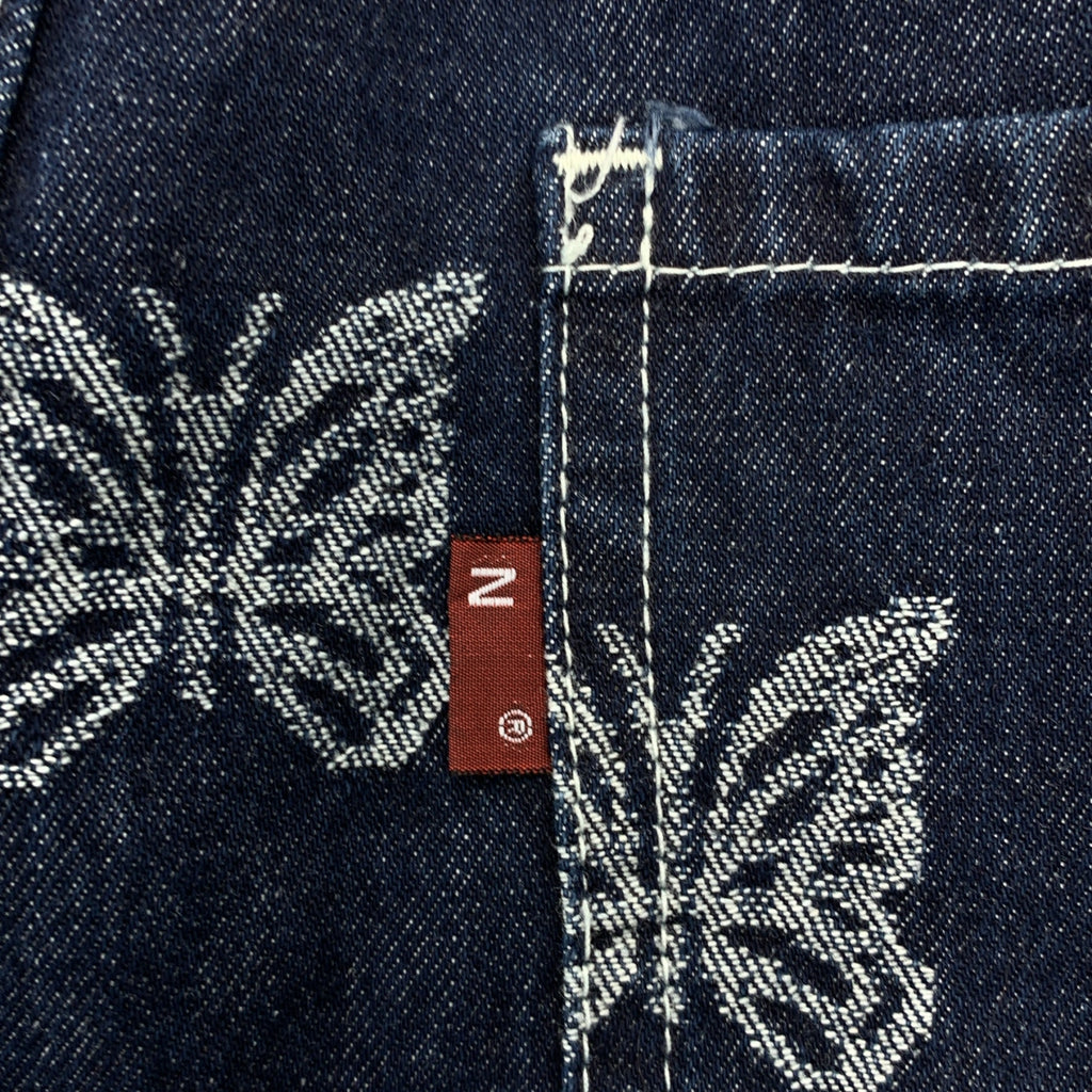 Needles / 니들스 | 2023SS | 재가드 빠삐용 데님 드로스트링 히자델 와이드 풍선 팬츠 |