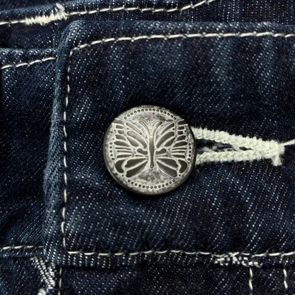 Needles / 니들스 | 2023SS | 재가드 빠삐용 데님 드로스트링 히자델 와이드 풍선 팬츠 |