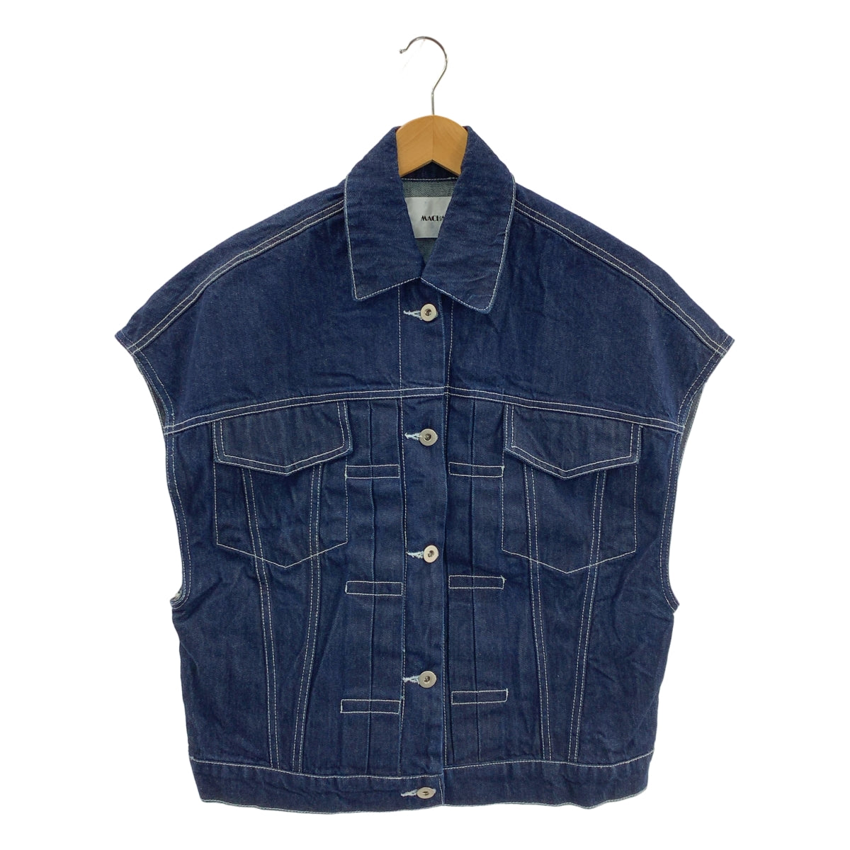MACHATT / マチャット | オーバー デニム ベスト | F | レディース