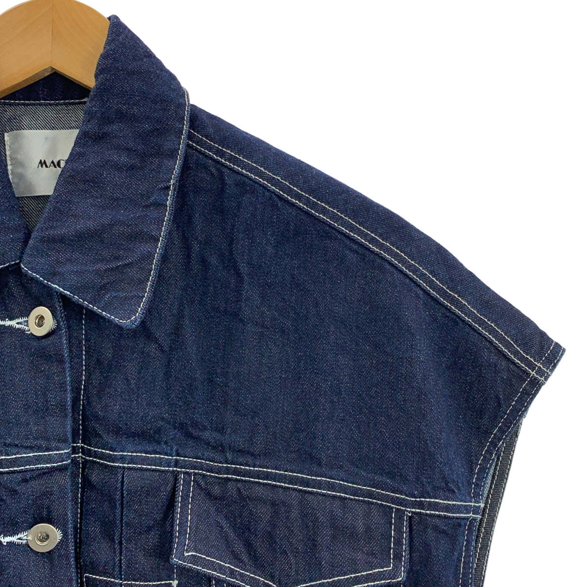 MACHATT / マチャット | オーバー デニム ベスト | F | レディース