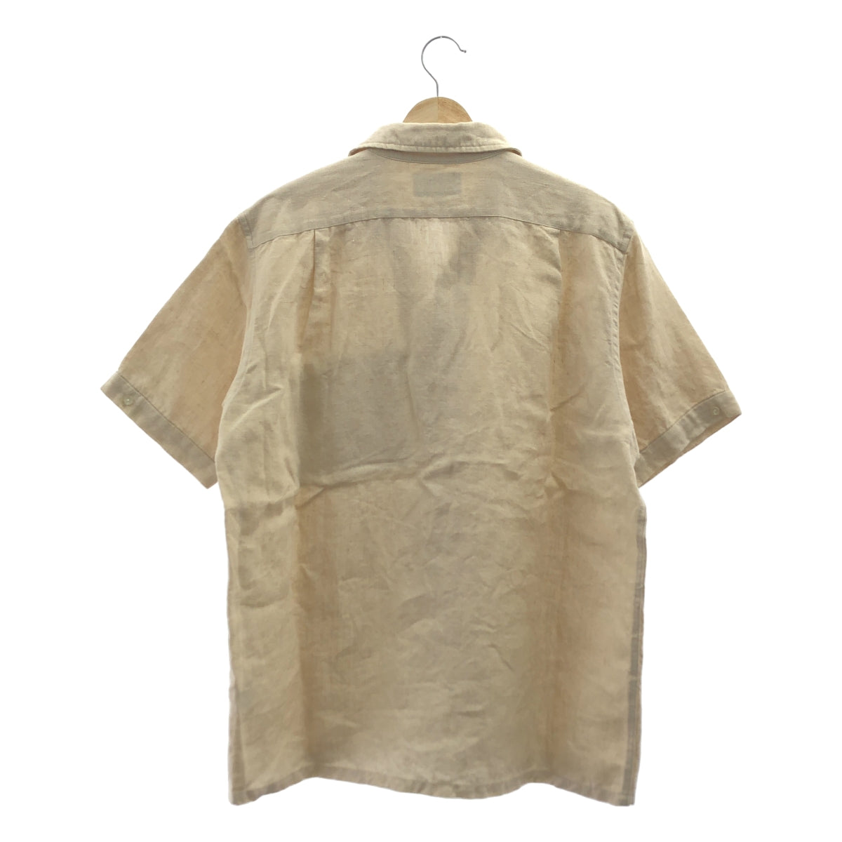 BEAMS PLUS / 빔 스플러스 | 2022SS | 이탈리안 컬러 린넨 셔츠 | M | 베이지 | 남성