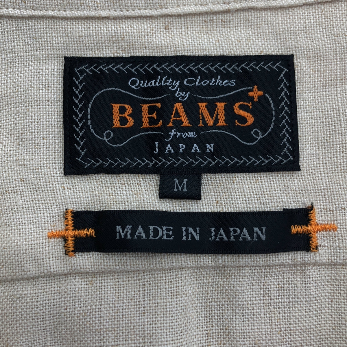 BEAMS PLUS / ビームスプラス | 2022SS | イタリアンカラー リネン シャツ | M |