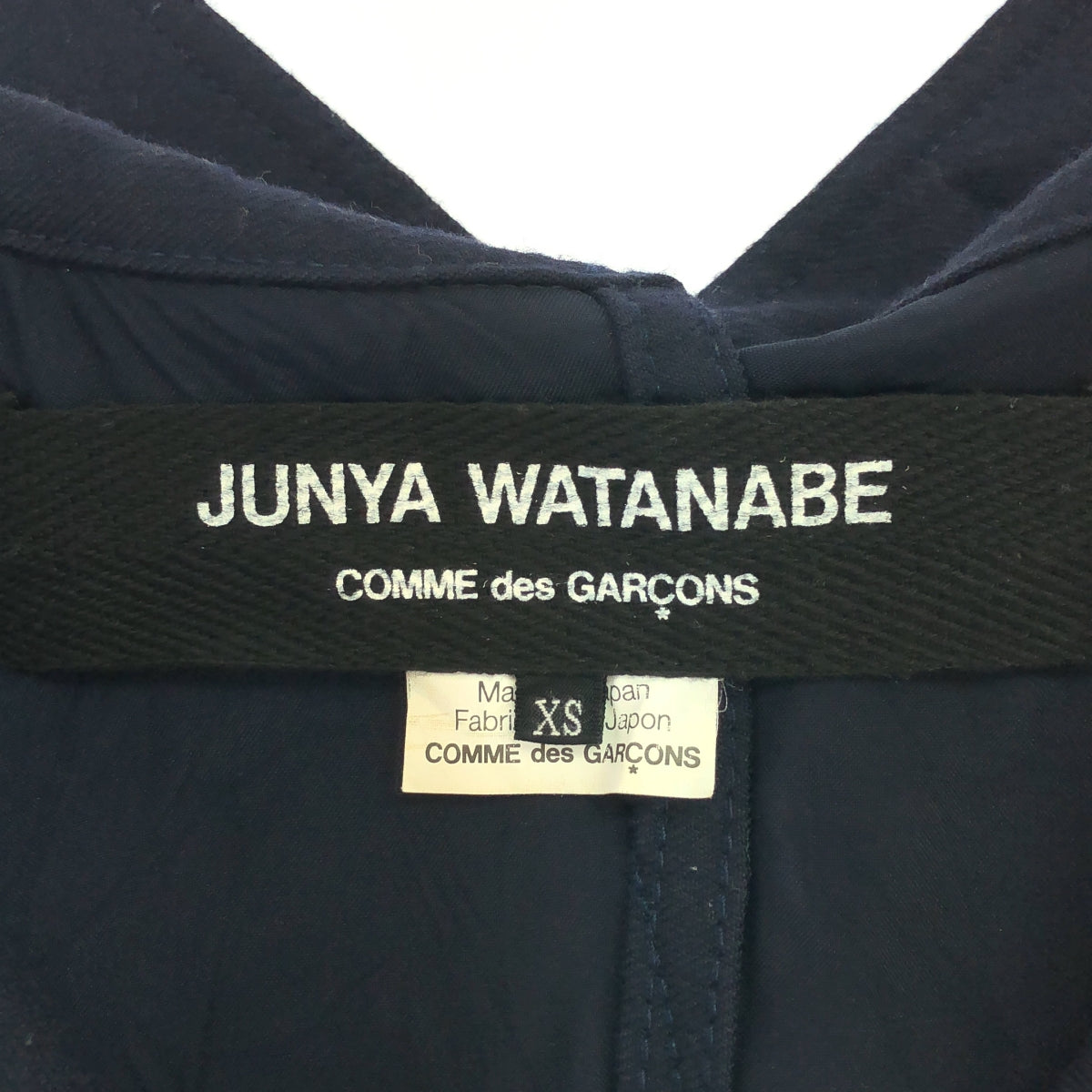 JUNYA WATANABE COMME des GARCONS / 준야와타나베 | 2010AW | 울 변형 골드 버튼 백컷 아웃 싱글 재킷 | XS | 여성