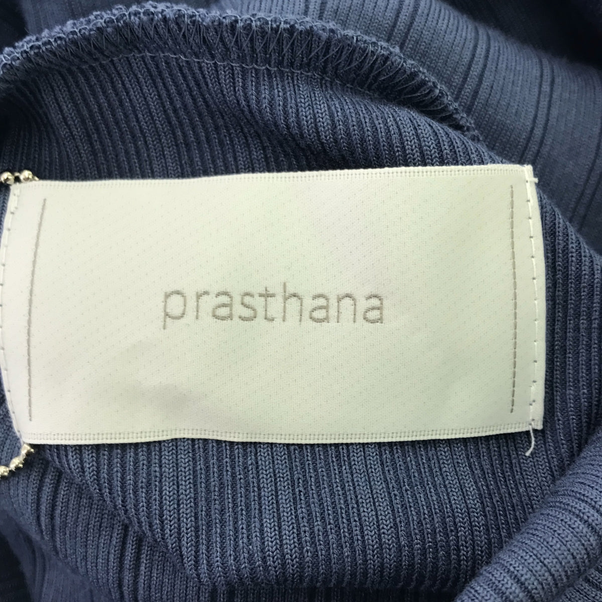 【新品】  prasthana / プラスターナ | base layer turtle neck | S | ブルー | メンズ