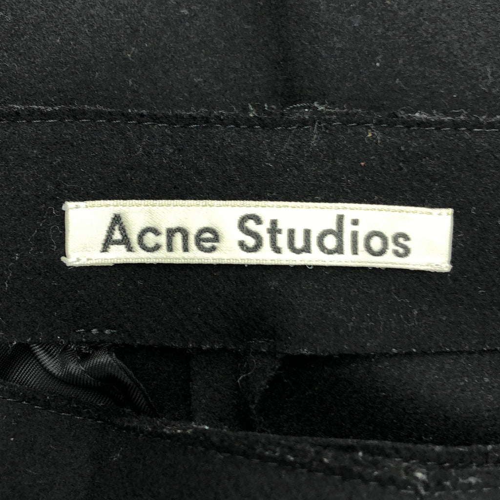 Acne Studios / 여드름 스튜디오 | MUROL RAW AS PAW15 울 탁 테이퍼 팬츠 | 36 | 여성