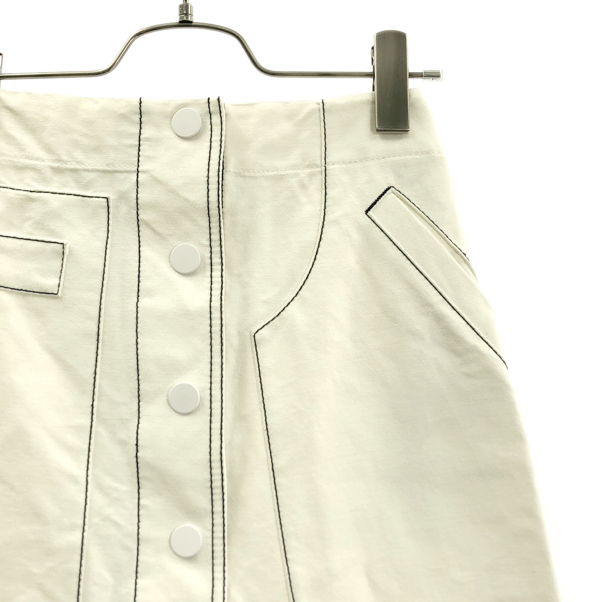 3.1 Phillip Lim / スリーワンフィリップリム | コットン ステッチ ロングスカート | 00 | レディース