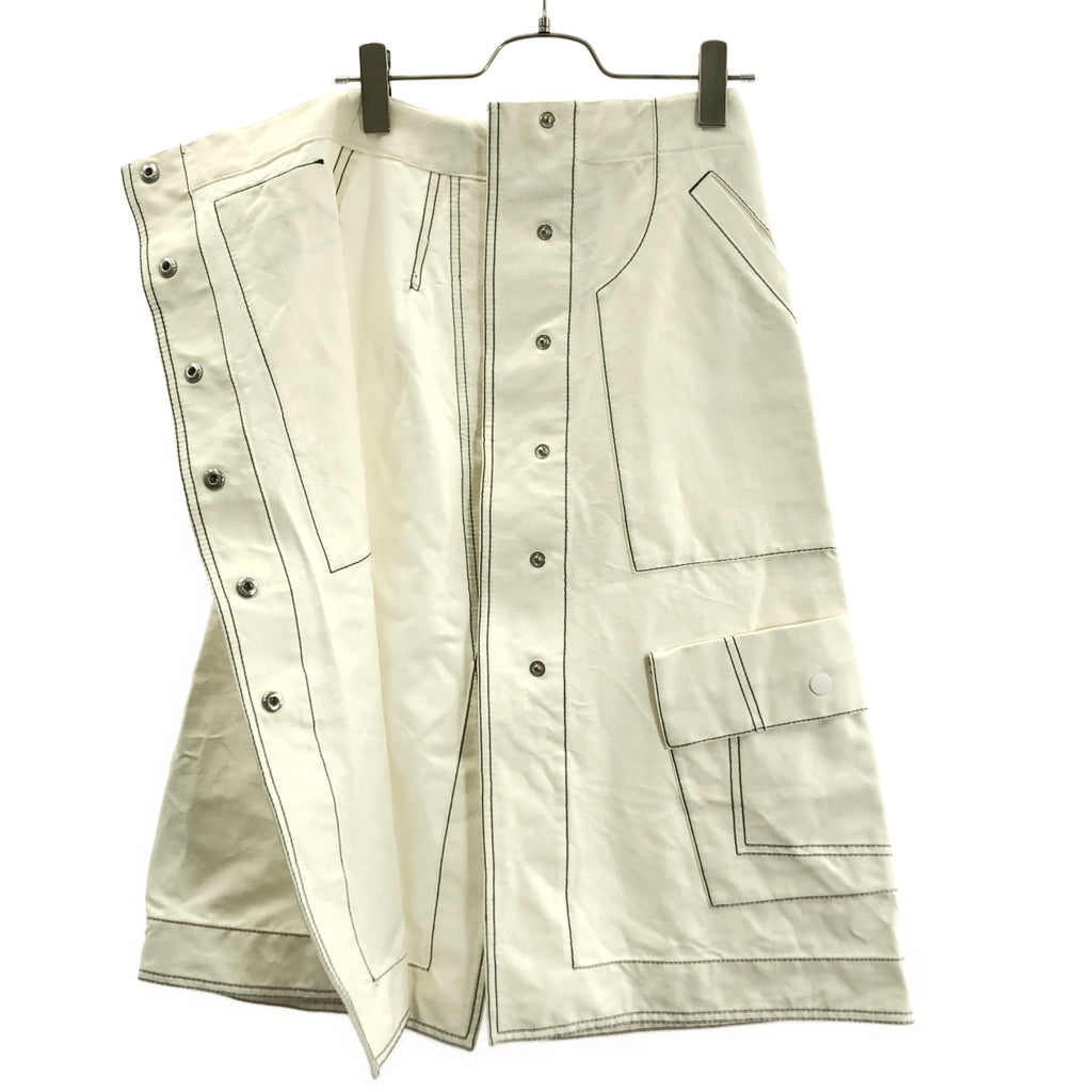 3.1 Phillip Lim / スリーワンフィリップリム | コットン ステッチ ロングスカート | 00 | レディース