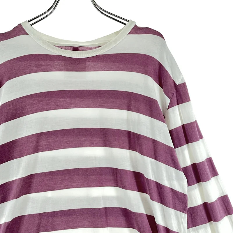 visvim / ビズビム | コットン ボーダー クルーネックカットソー |