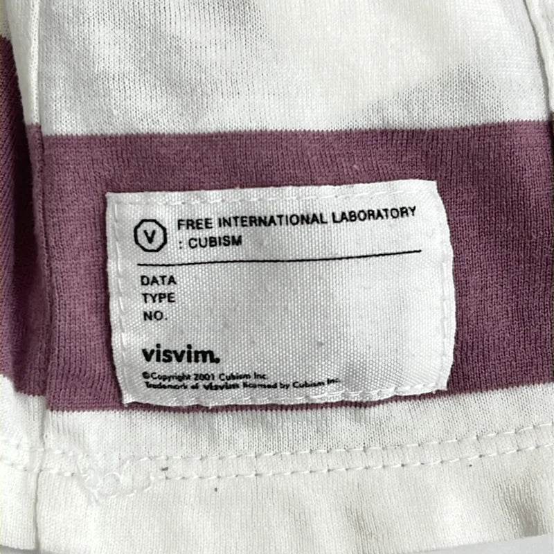 visvim / ビズビム | コットン ボーダー クルーネックカットソー |