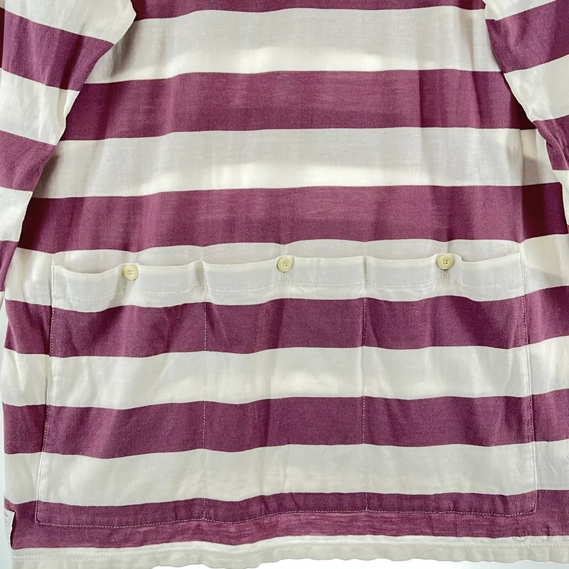 visvim / ビズビム | コットン ボーダー クルーネックカットソー |