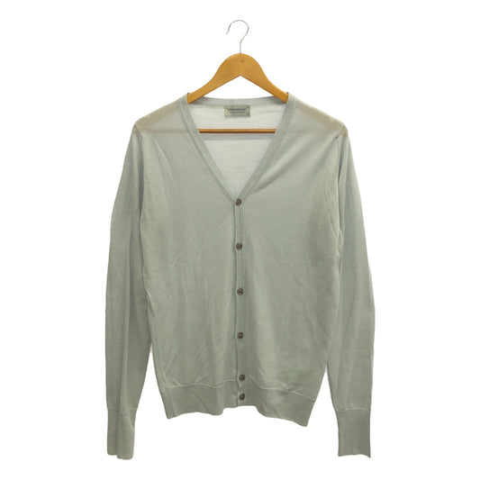 JOHN SMEDLEY / John Smedley | V-neck wool knit cardigan | S | Gray | Men's