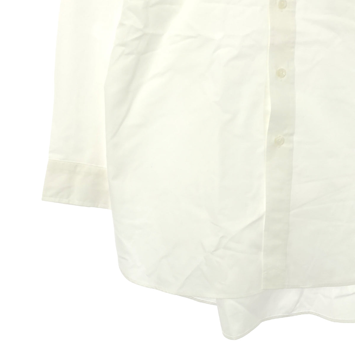 Spick and Span | 2023AW | Clear cotton stand-up collar shirt | F | White | Women's