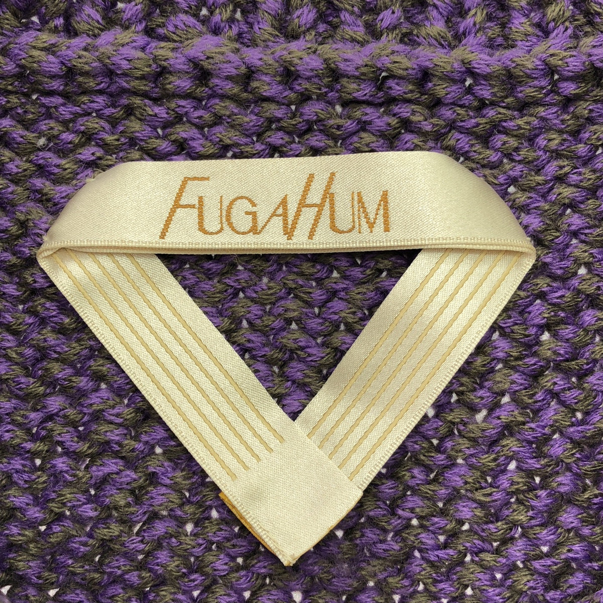 FUGA HUM |半袖針織 | M |紫色 |女性的