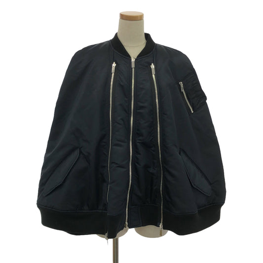 noir kei ninomiya / ノワールケイニノミヤ | 2023AW | Nylon Twill Cape ケープ ジャケット | M | レディース