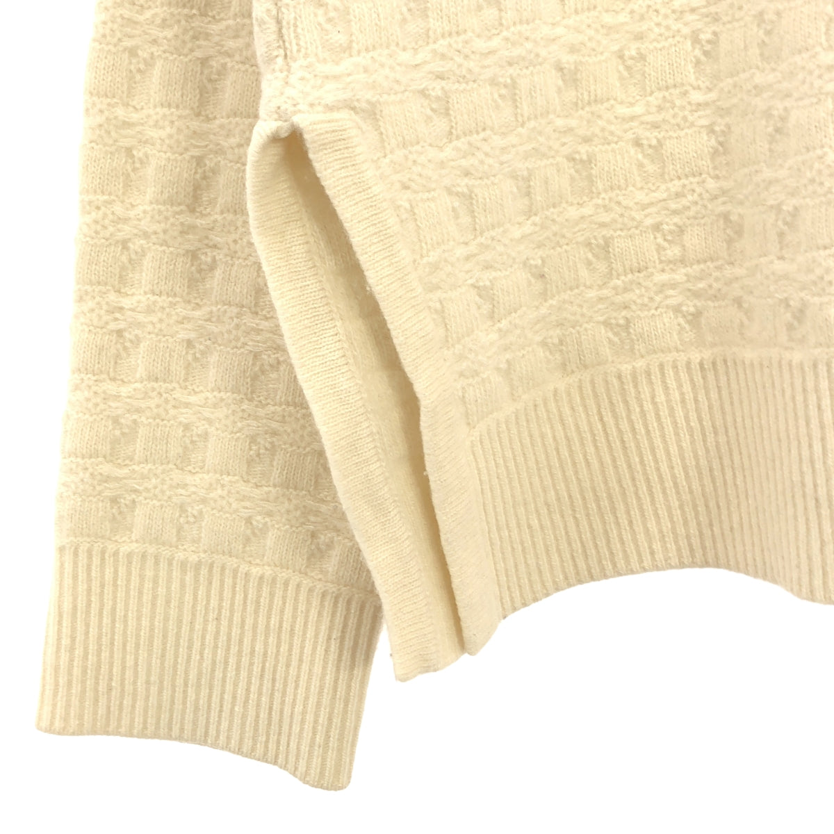 LOHEN | Geometric jacquard knit | F | White | Women's