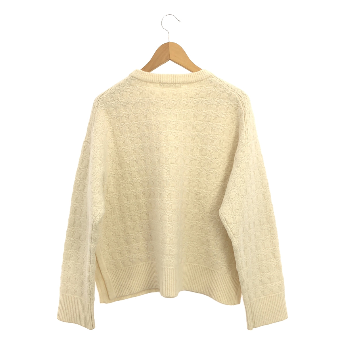 LOHEN | Geometric jacquard knit | F | White | Women's