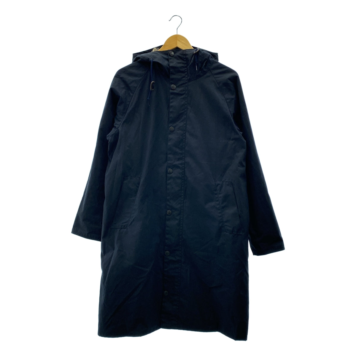 Barbour / 바부아 | HOODED HUNTING COAT 오일 코튼 푸드드 사냥 코트 | 38 | 남성