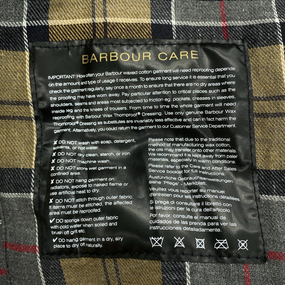 Barbour / 바부아 | HOODED HUNTING COAT 오일 코튼 푸드드 사냥 코트 | 38 | 남성