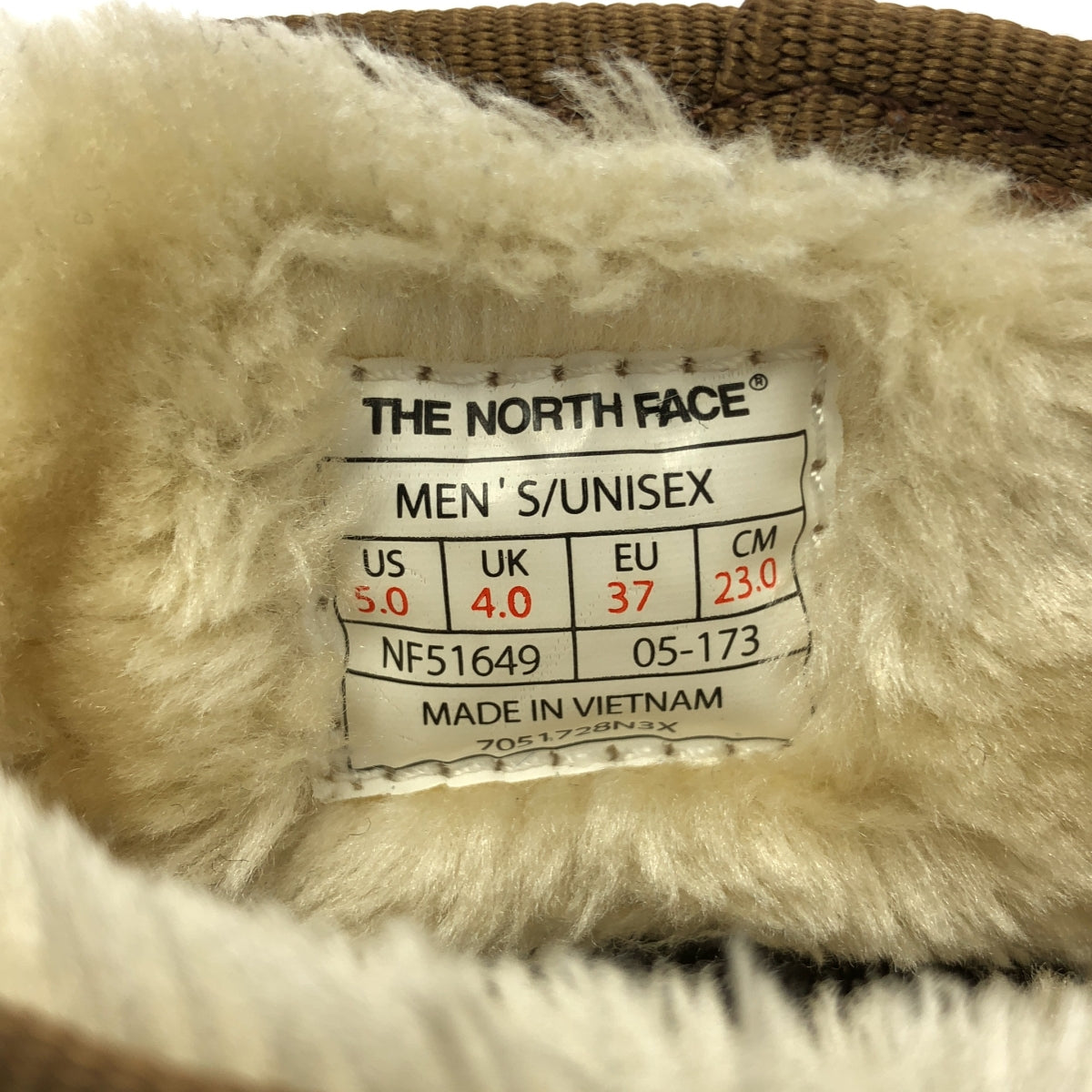 [狀況極佳] THE NORTH FACE / 北面 | WINTER CAMP 短靴 | 尺寸 23 | 棕色 | 女款