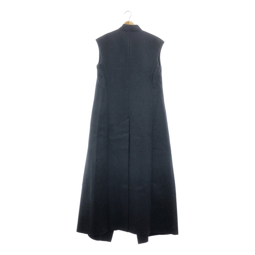 DRIES VAN NOTEN / ドリスヴァンノッテン | ウール ノースリーブ ラップコート | 36 | レディース