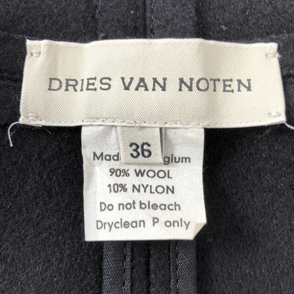 DRIES VAN NOTEN / ドリスヴァンノッテン | ウール ノースリーブ ラップコート | 36 | レディース