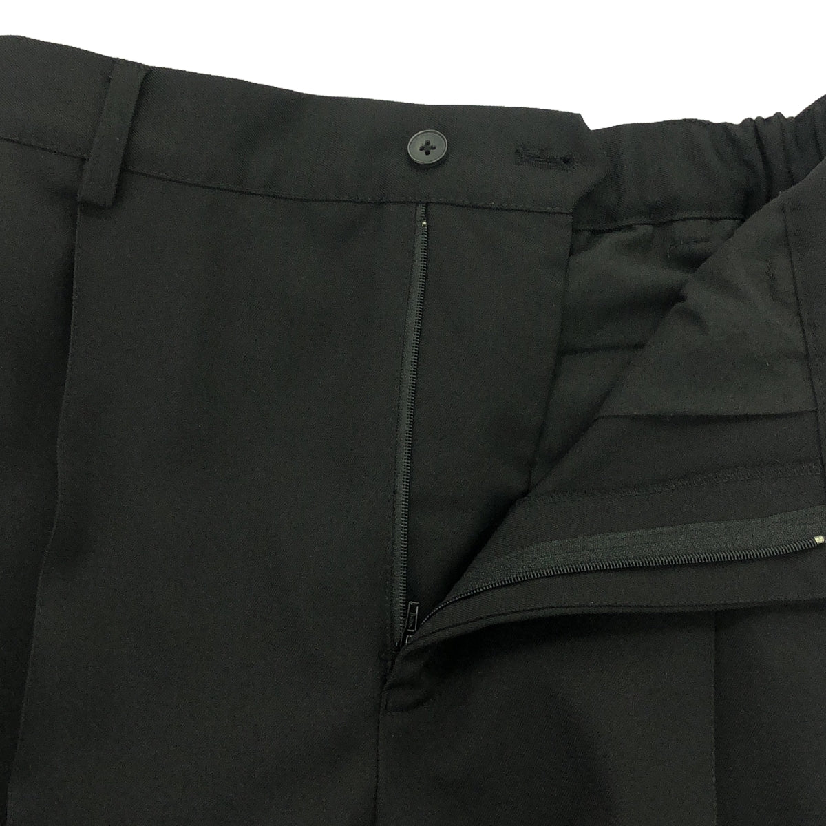 MB | Back waist elastic, center crease, slacks | L | Men's