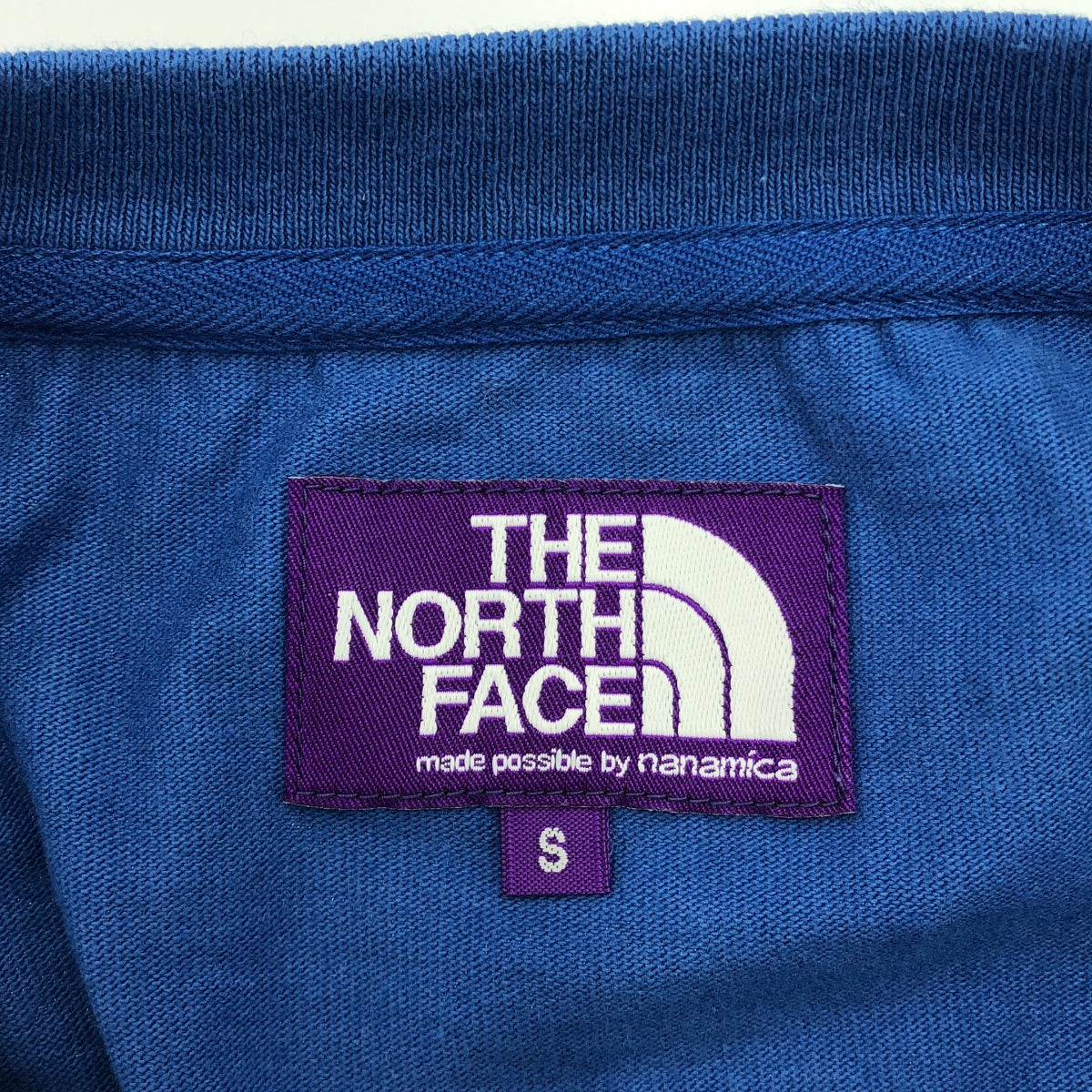 北面紫標 | 2024秋冬 | 9.5盎司棉質平紋針織野戰套頭衫 | S |皇家藍 |男士