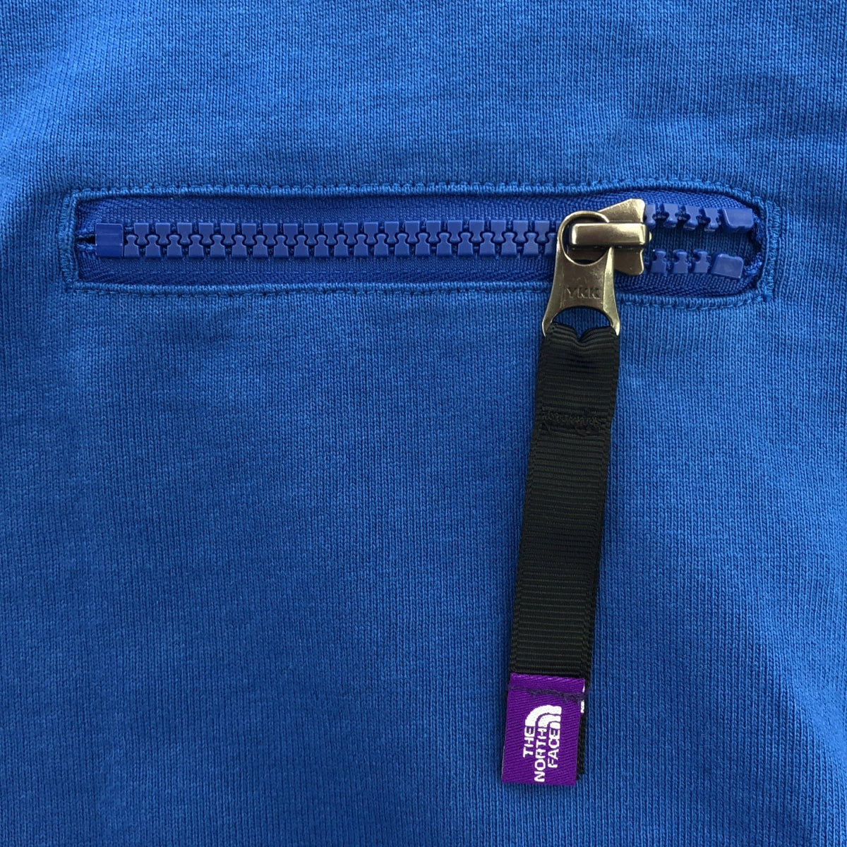 北面紫標 | 2024秋冬 | 9.5盎司棉質平紋針織野戰套頭衫 | S |皇家藍 |男士